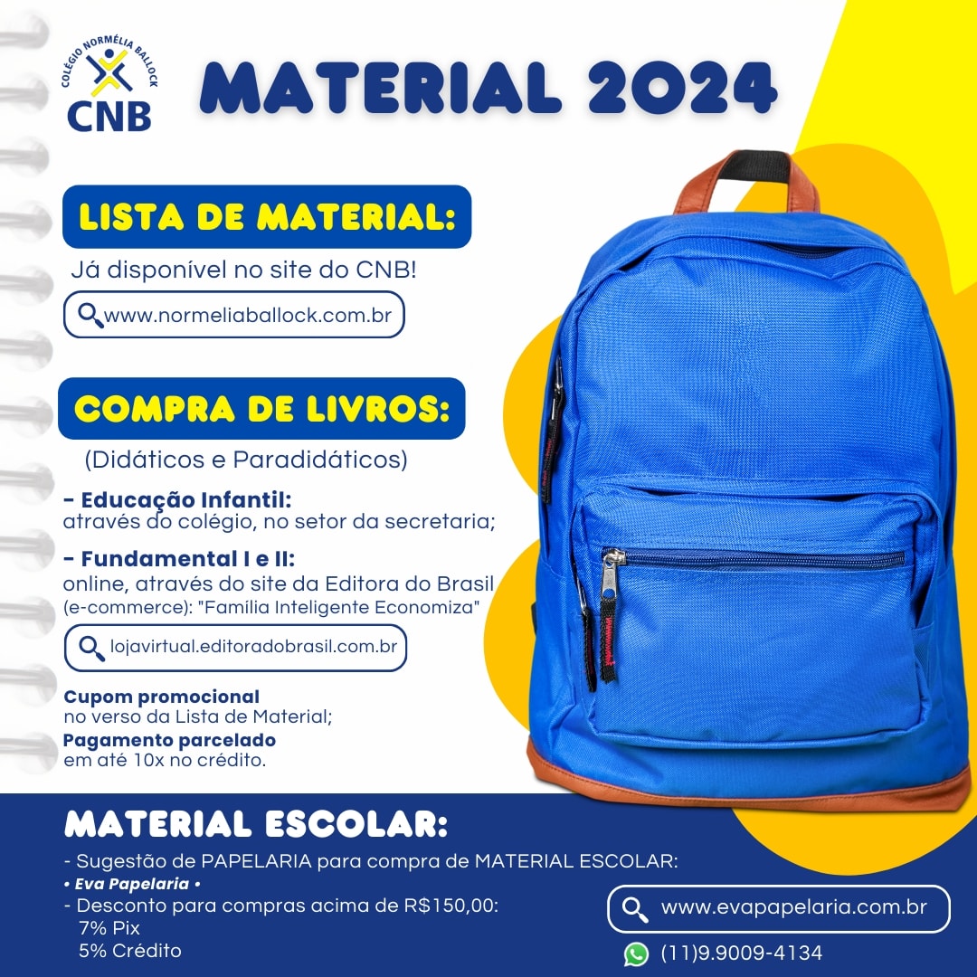 Material escolar 2024